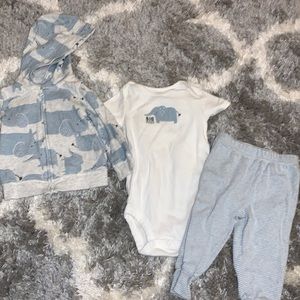 Baby Boy 3 Piece Outfit Set 6-9 Months